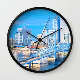 Jacksonville Florida Wall Clock