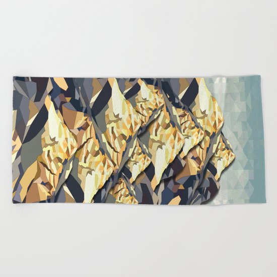 The Great, Great Night Mountain No. 6 Beach Towel
