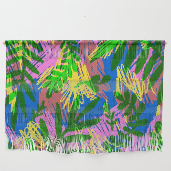 Tropical Abstract Wall Hanging