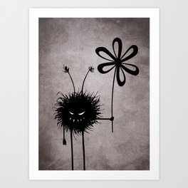 Evil Flower Bug Art Print