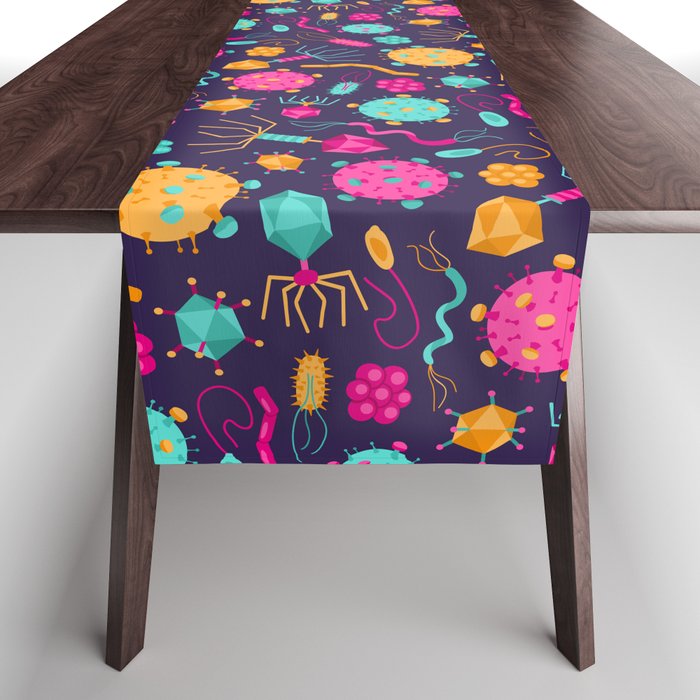 Viruses & Bacteria Table Runner