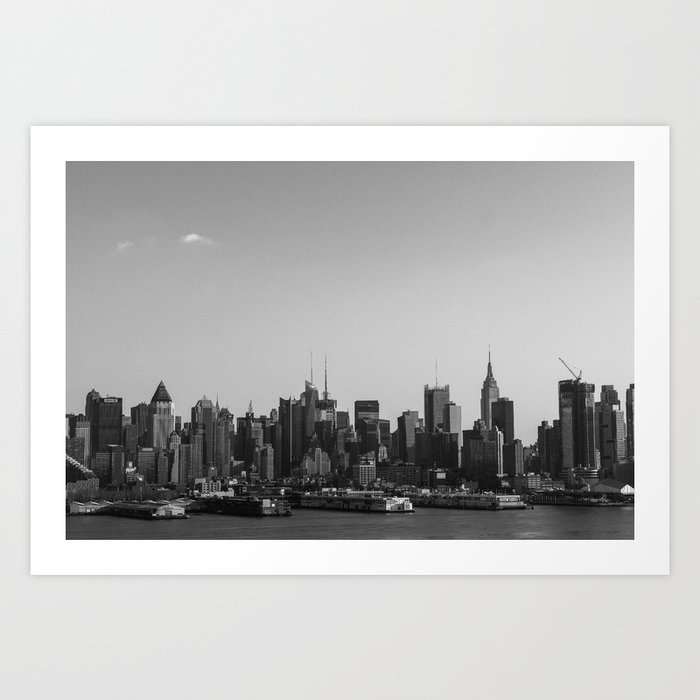 New York from Weehawken Art Print