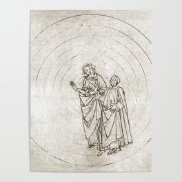 Sandro Botticelli - Paradiso, Canto IX Poster