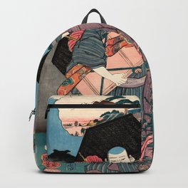The Dancer Sankatsu (Utagawa Kuniyoshi) Backpack