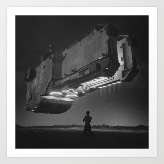 MOTHERSHIP (everyday 11.06.16) Art Print