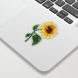 Summer Spring Sunflower Sticker