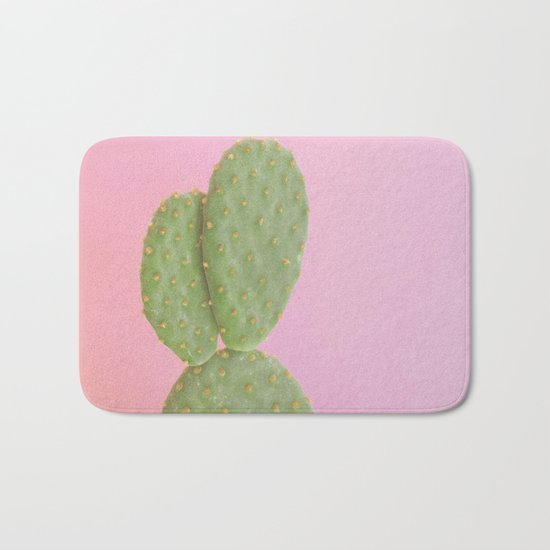 Pink Cactus Bath Mat