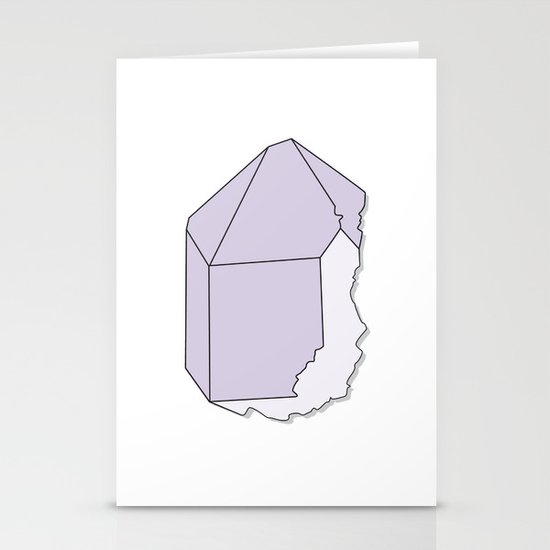 Amethyst Quartz Stationery Cards