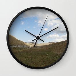 Matese mountain in italy Wall Clock | Landscape, Grass, Mountainmatese, Rock, Photo, Sky, Matese, Smallhome, Nature, Wild 
