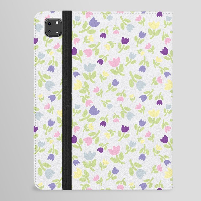 Silly Flowers Pastel iPad Folio Case