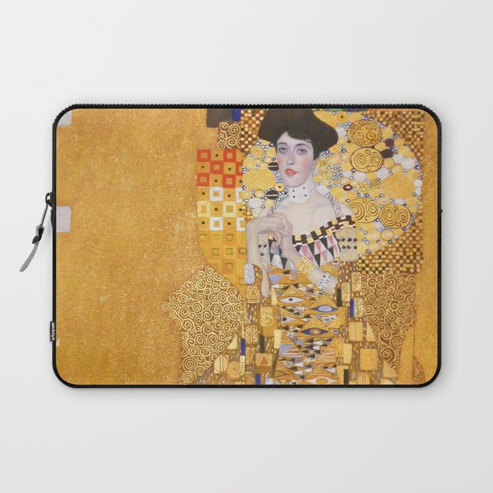 Gustav Klimt - Portrait of Adelle Bloch Bauer Laptop Sleeve