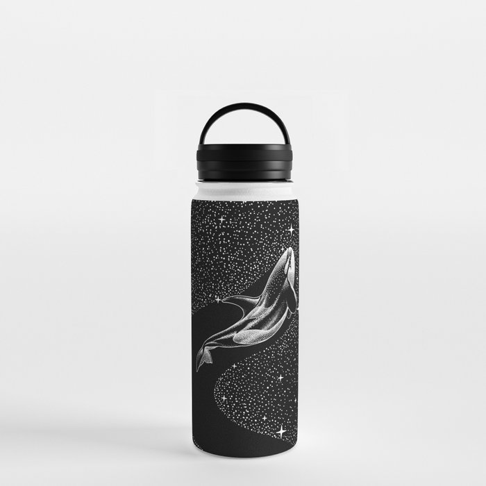 Starry Orca (Black Version) Water Bottle