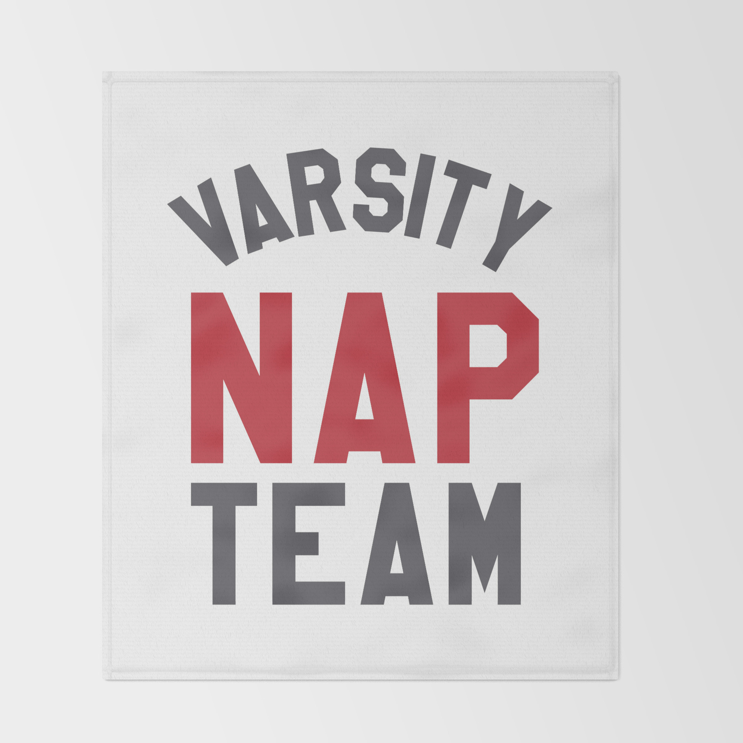 Varsity Nap Team Throw Blanket By Creativeangel Society6
