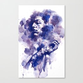 Study in Blue Canvas Print