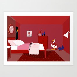 Red Room Art Prints to Match Any Home's Decor | Society6