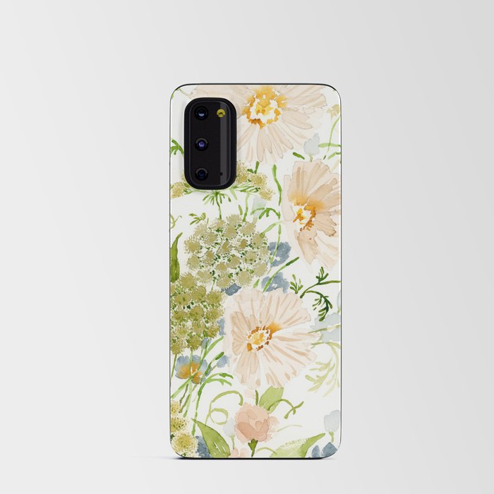 Whimsical Garden Flowers Android Card Case