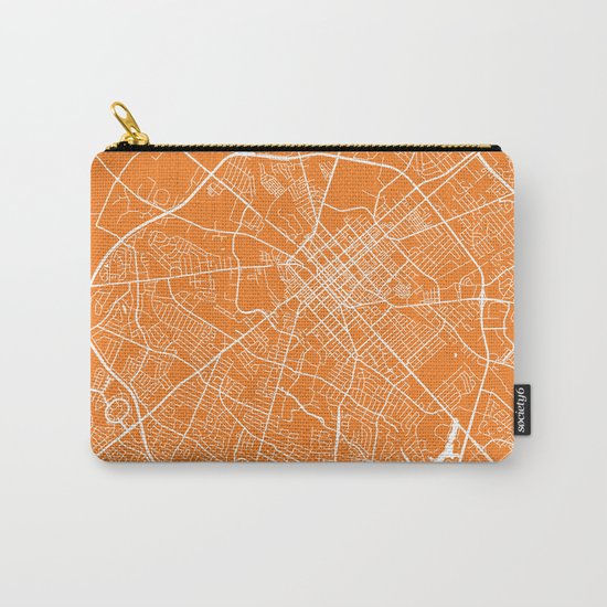 Lexington map orange Carry-All Pouch