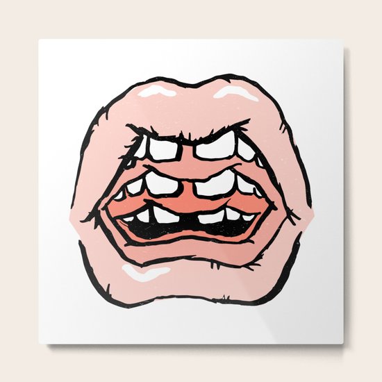 GOSSIP Metal Print