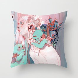 Scatterling Throw Pillow