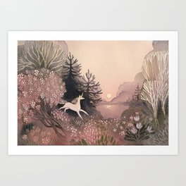 Blooming Forest Art Print