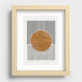 Abstract Modern  Recessed Framed Print
