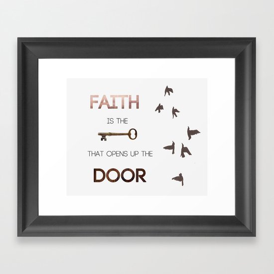 Faith Framed Art Print