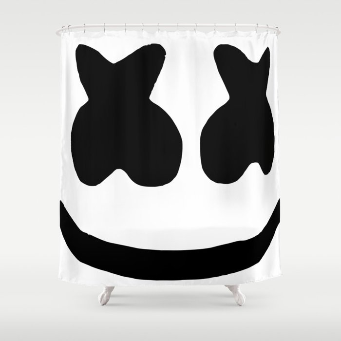 Marshmello Dj Shower Curtain By Shootme Society6 Marshmello Dj Shower Curtain