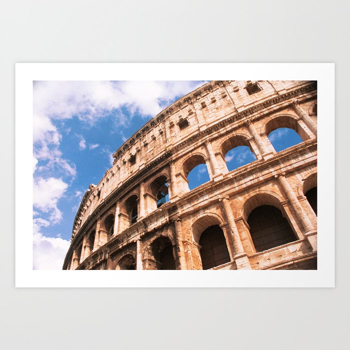 The Colosseum in Rome Italy Art Print