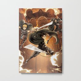 Mikasa Ackerman Metal Print