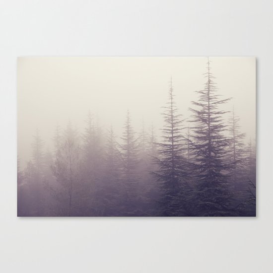 Abetos. Retro Canvas Print