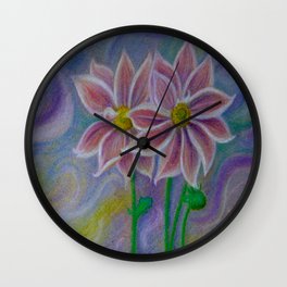Mystic Flora Wall Clock