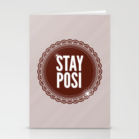 Stay Posi Stationery Cards
