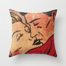 Vintage Romance Comic 001 Throw Pillow