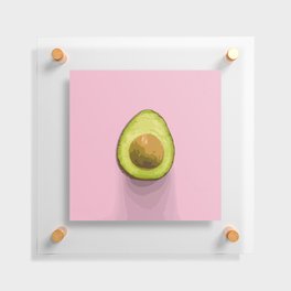 Avocado Paint by Numbers Floating Acrylic Print