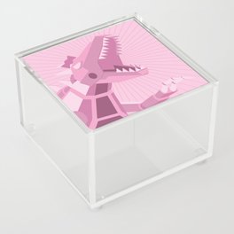 Pink Robot Dinosaur Acrylic Box