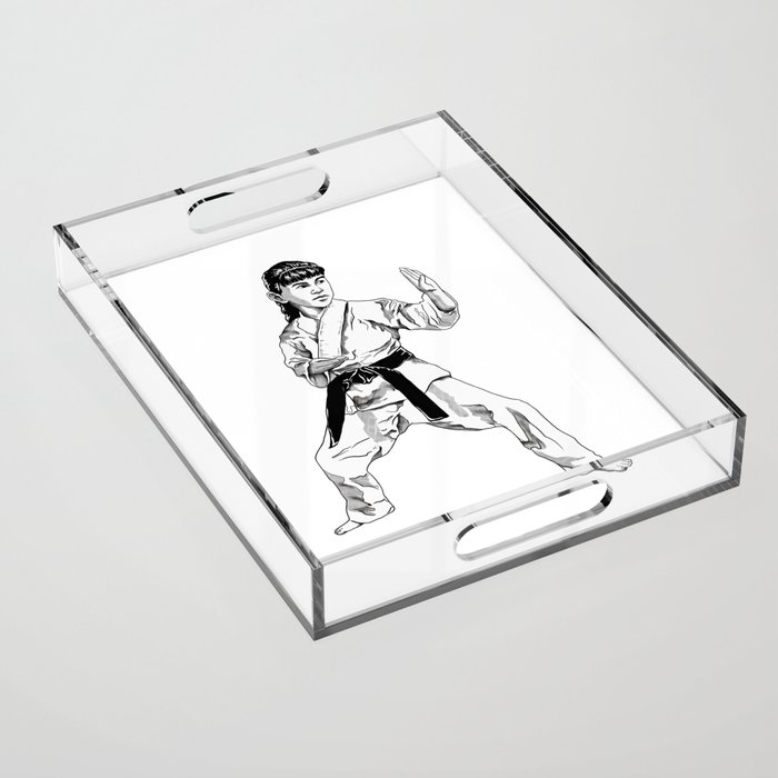 Girl's Solid Defensive Stance Acrylic Tray