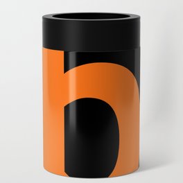 letter B (Orange & Black) Can Cooler