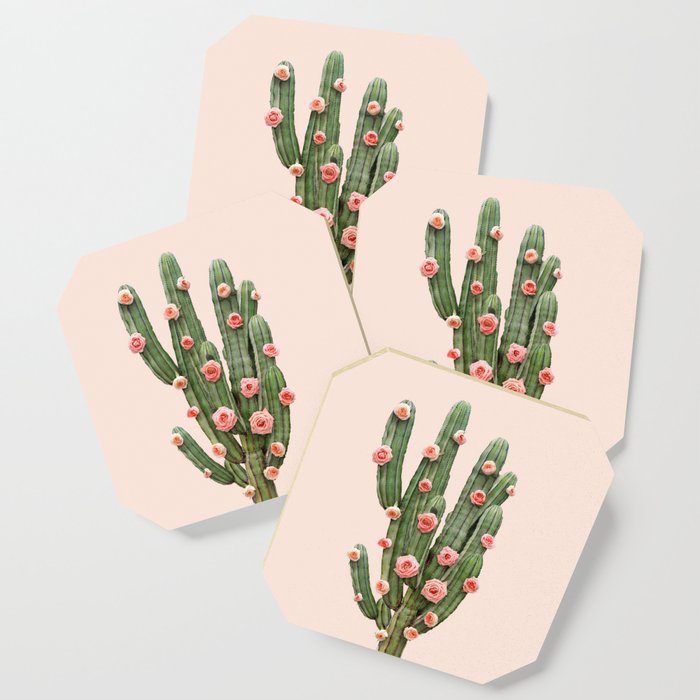 CACTUS AND ROSES Coaster