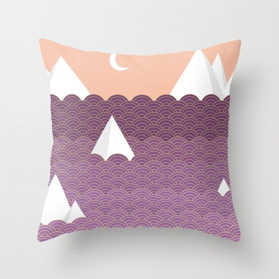 Sea of Clouds Throw Pillow