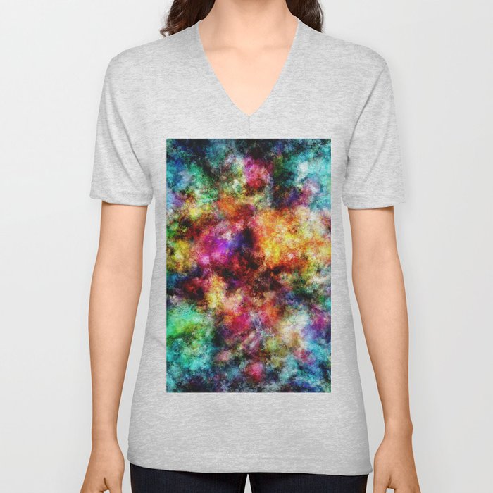 Galaxy V Neck T Shirt
