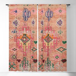 Moroccan Berber Traditional Carpet Blackout Curtain