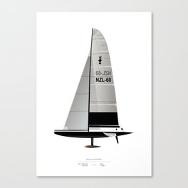 America's Cup yacht NZL60 Canvas Print