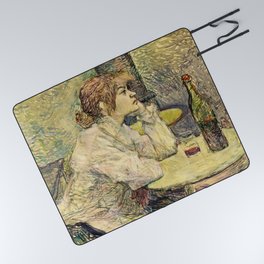 Henri De Toulouse Lautrec - The Hangover Picnic Blanket