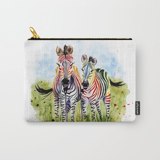 Zebra Carry-All Pouch