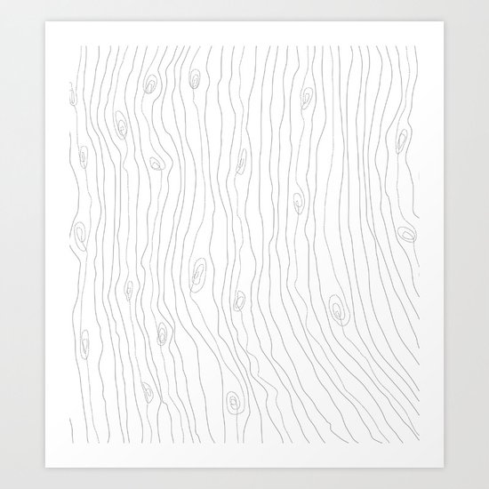 woodgrain Art Print