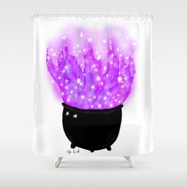 Magic Blast Shower Curtain