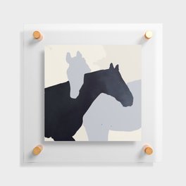 Minimal Horses 4 Floating Acrylic Print