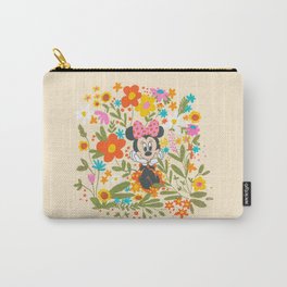 "Minnie Mouse Loves Flowers" by Gigi Rosado Carry-All Pouch