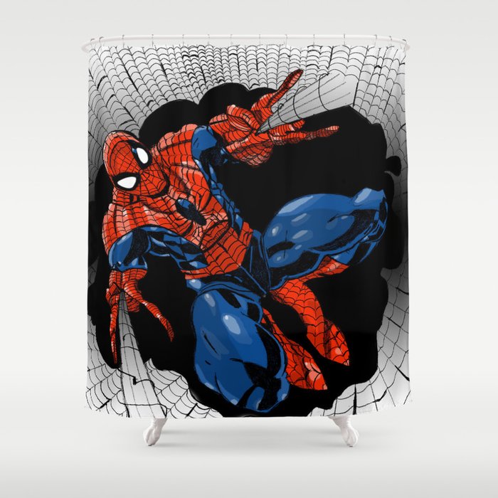 Spidey Color Shower Curtain