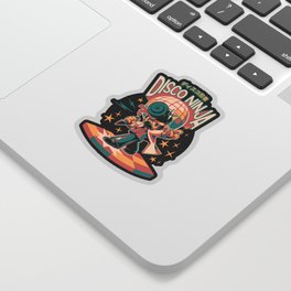 Disco Ninja Sticker